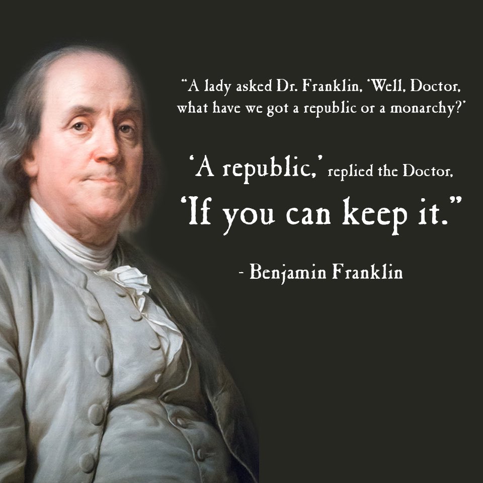 A Republic If You Can Keep It
