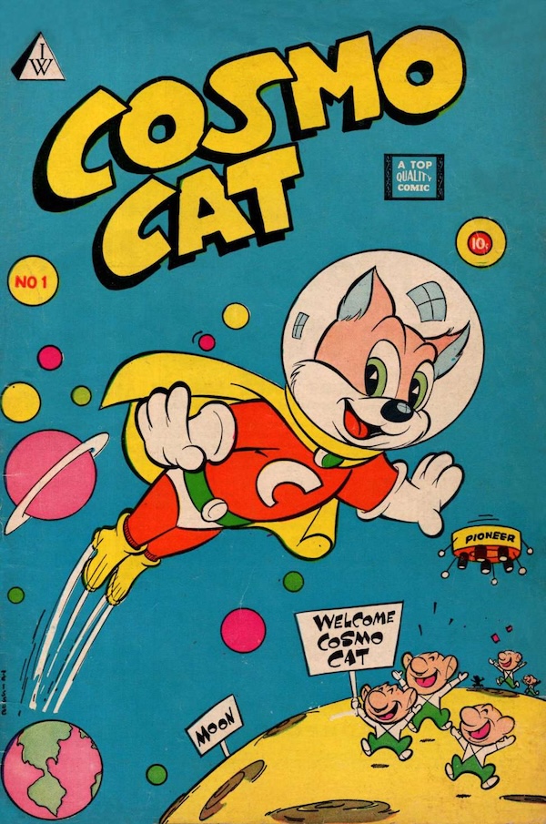 Cosmo Cat comic book from the 1950s