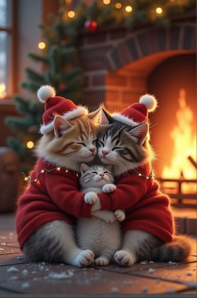 Christmas Cats moptif