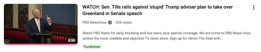 PBS NewsHour 7 Jan 2026