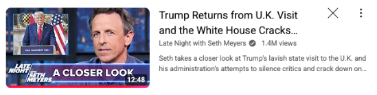 Trump Returns from U.K. Visit