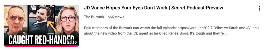 The Bulwark 9 Jan 2026