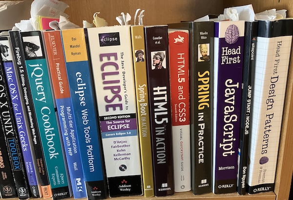 some of my programming books