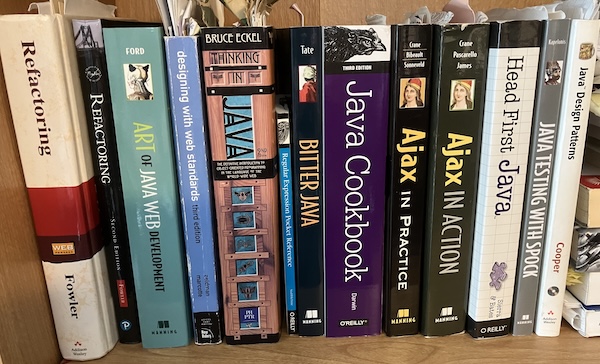 some of my programming books