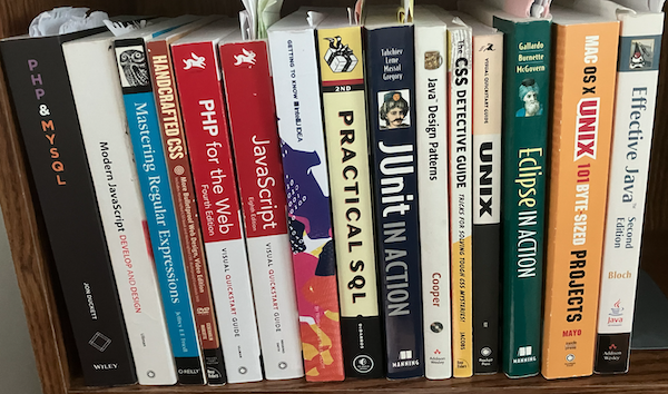 some of my programming books