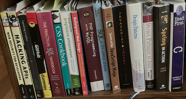 some of my programming books