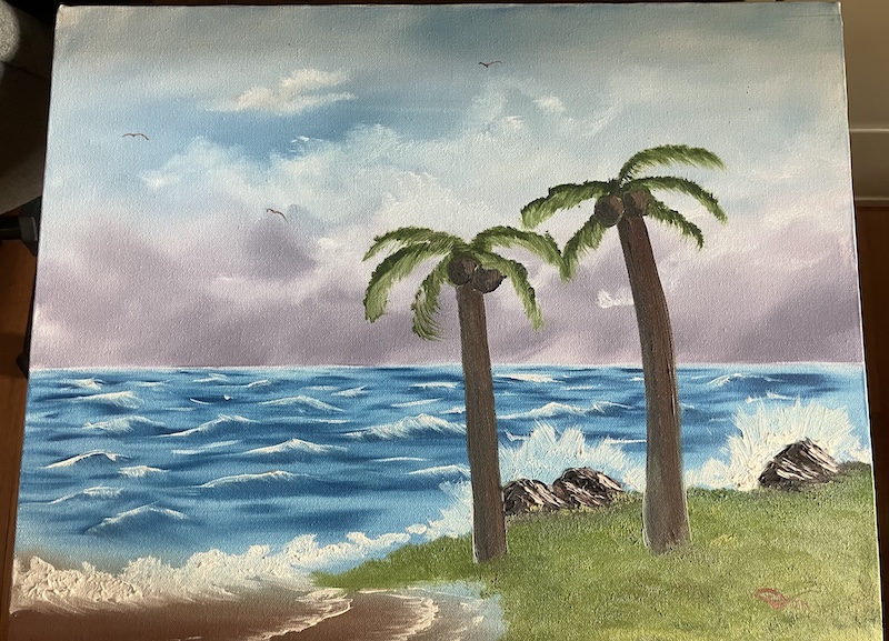 Oil painting class Augusta 2002