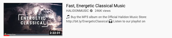 Fast, Energetic Classical Music