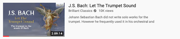 J.S. Bach: Let The Trumpet Sound