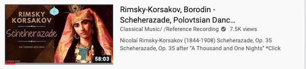 Rimsky-Korsakov, Borodin - Scheherazade, Polovtsian Dances