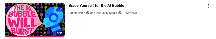 Brace Yourself For AI Bubble