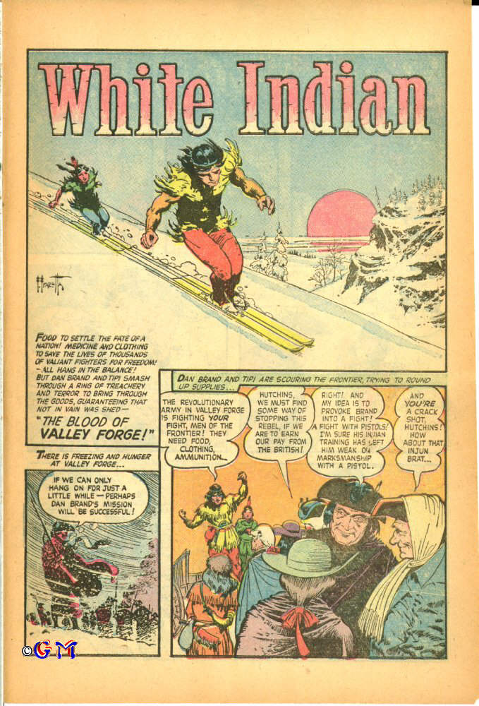 White Indian splash page